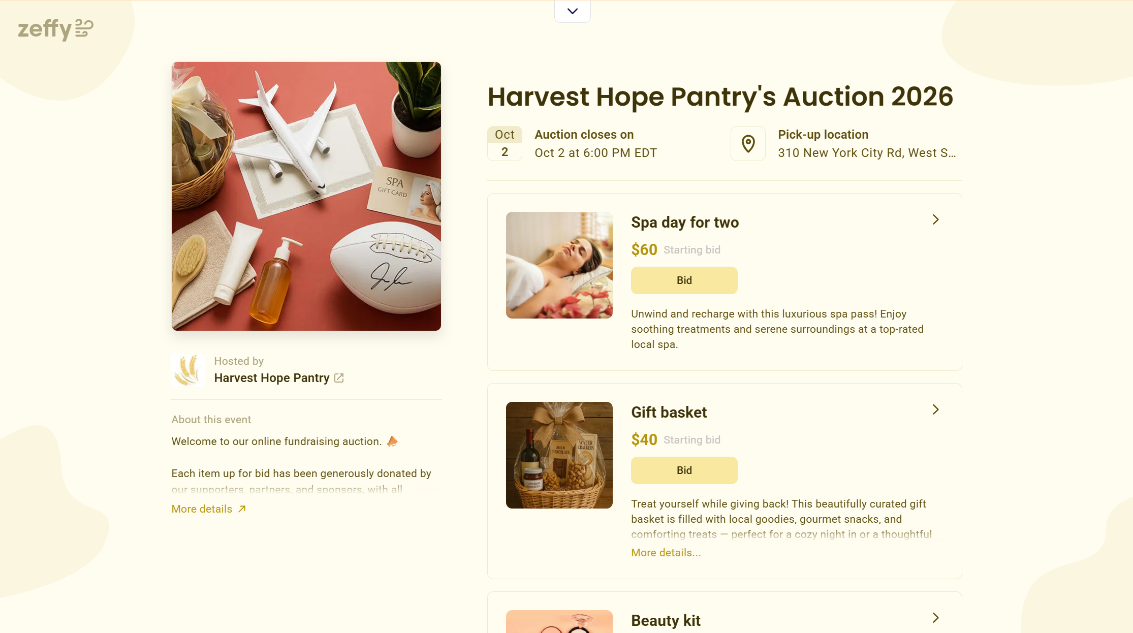 Zeffy Donate Button