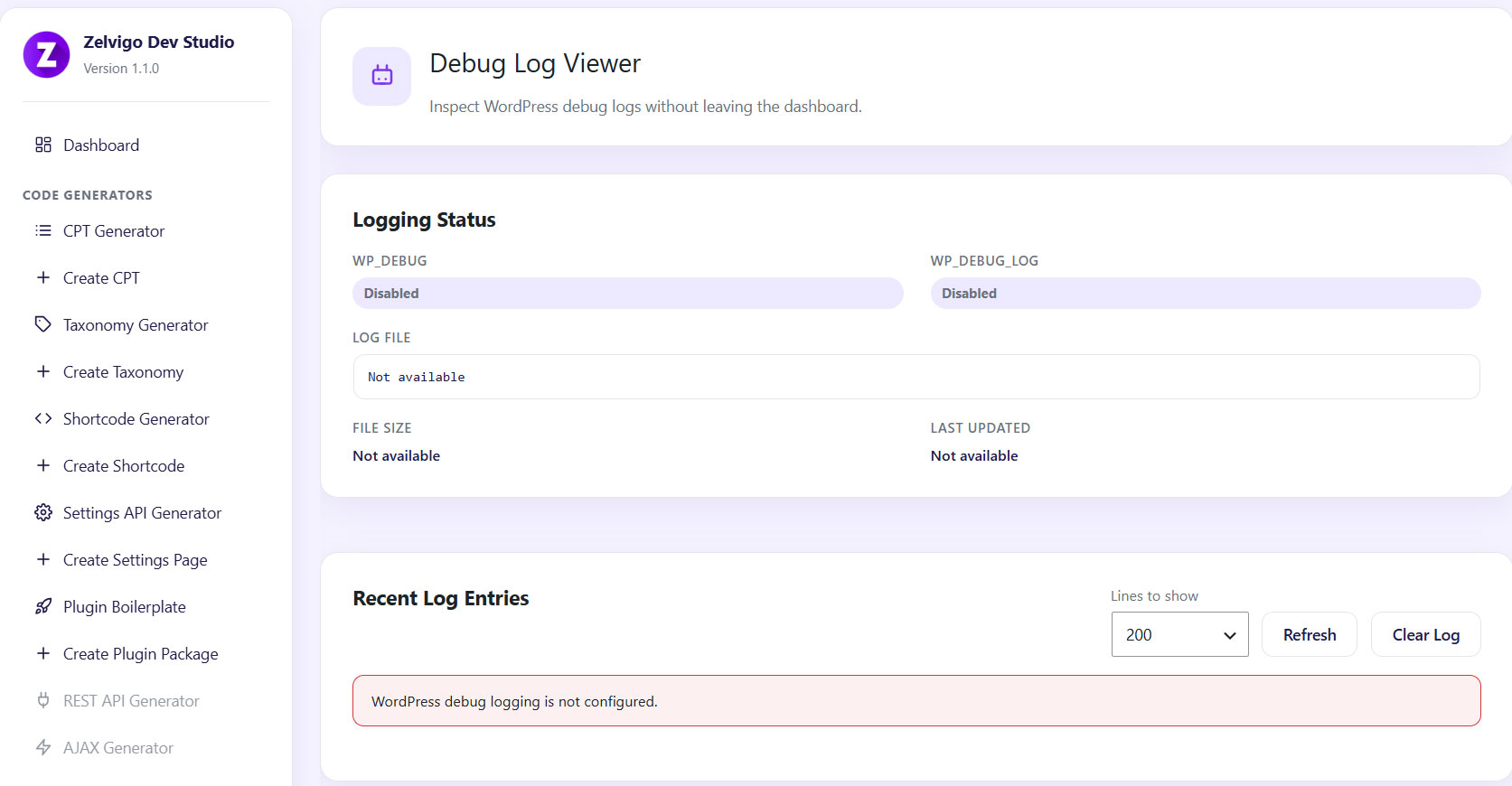 Taxonomy Generator — build taxonomy registration code for any post type