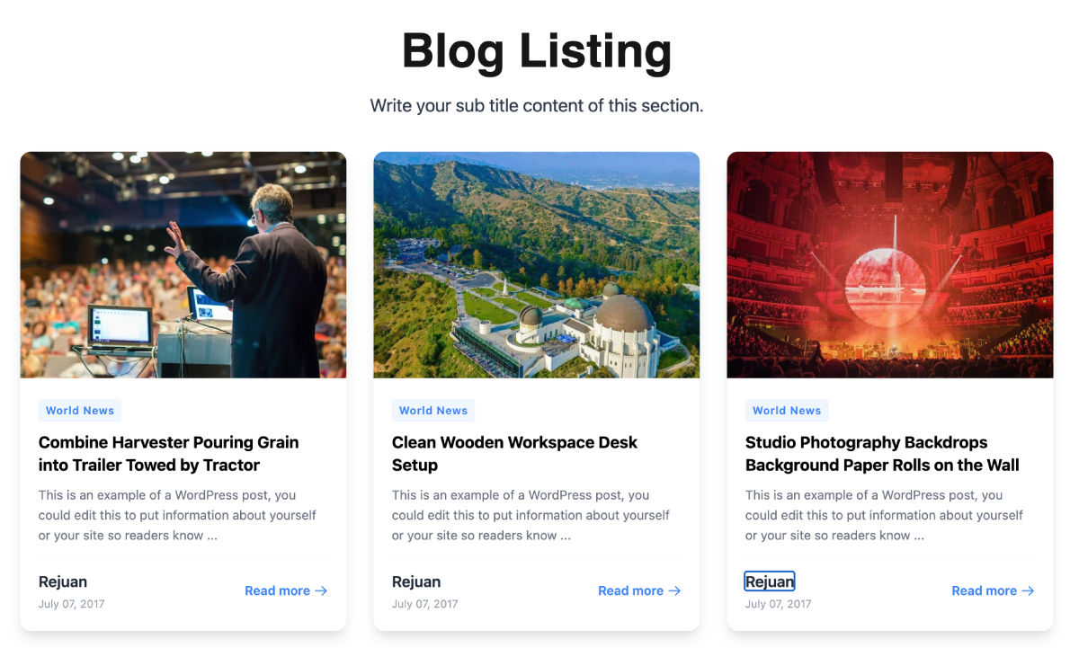 WooCommerce Category Grid and Product List blocks