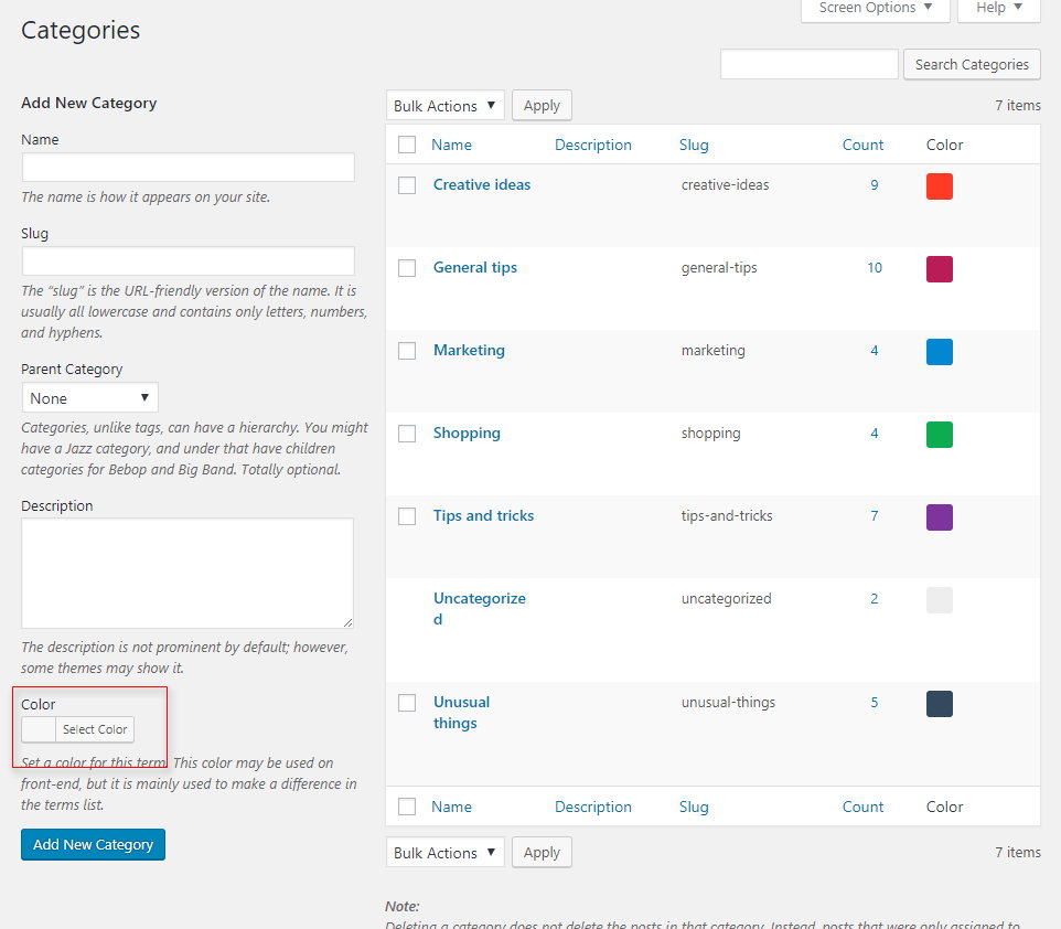 Custom Term Colors - Screenshot 1