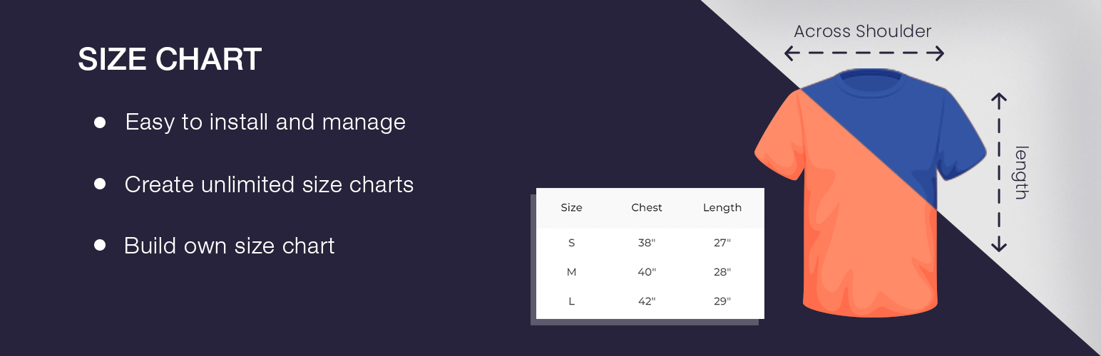Product Size Chart