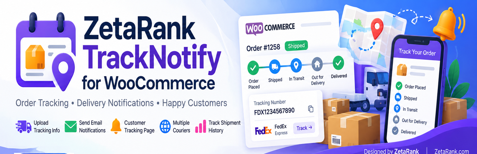 WordPress 外掛 ZetaRank TrackNotify for WooCommerce 的封面圖片