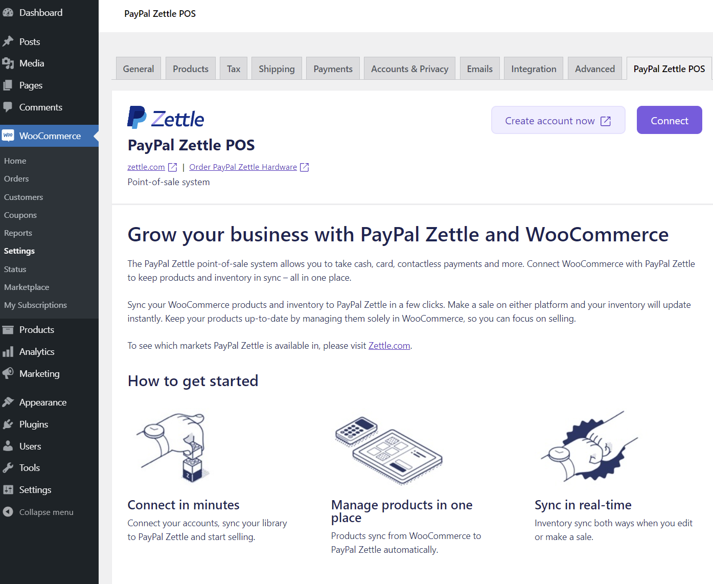 PayPal Zettle POS for WooCommerce