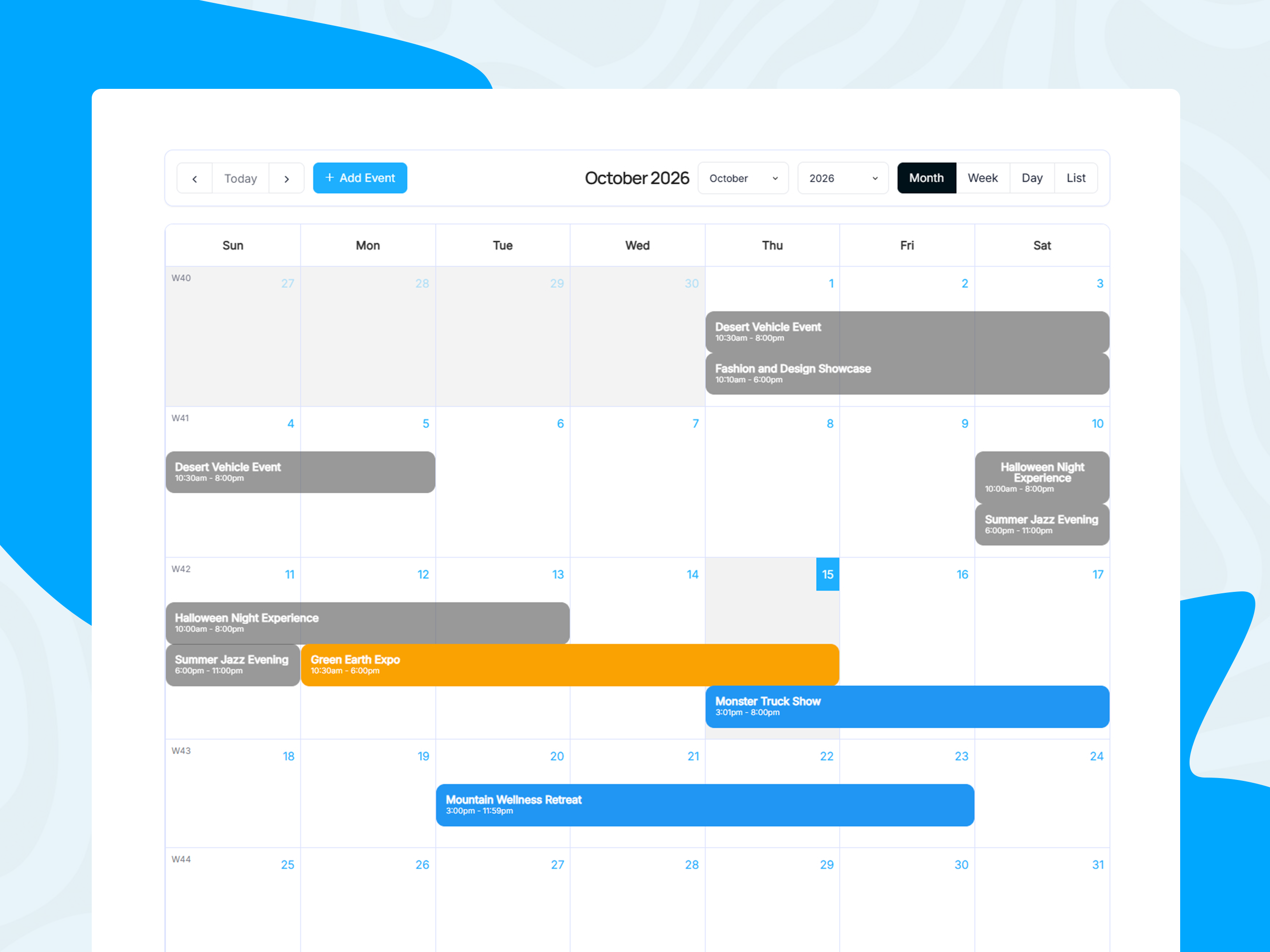 Full Calendar