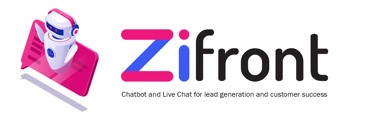 Zifront Chatbot and Live Chat for lead generation and customer success