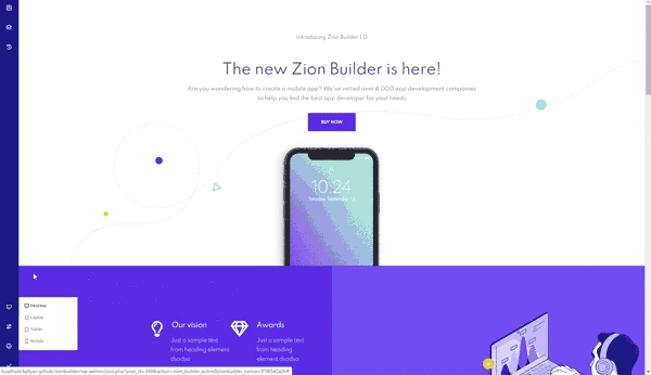 WordPress Page Builder – Zion Builder