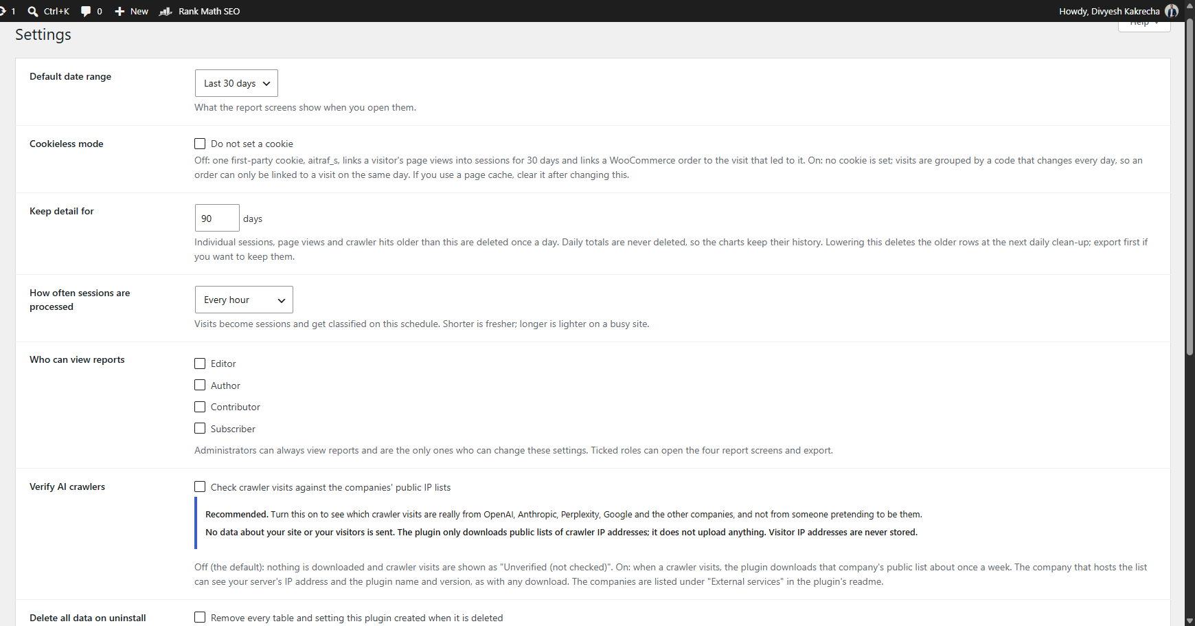 A WooCommerce order showing which assistant sent the buyer.