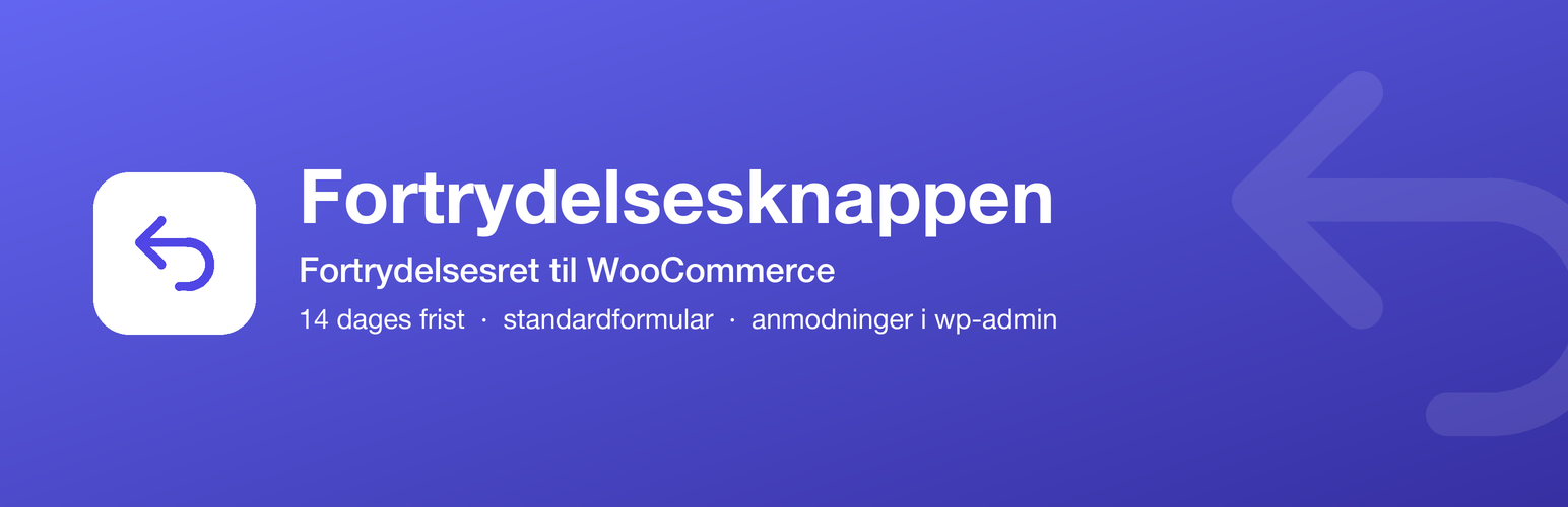 ZNG Fortrydelsesknappen for WooCommerce