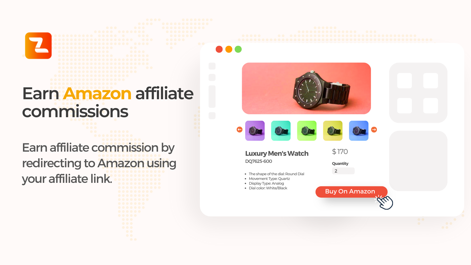 Earn Amazon Affiliate commissions