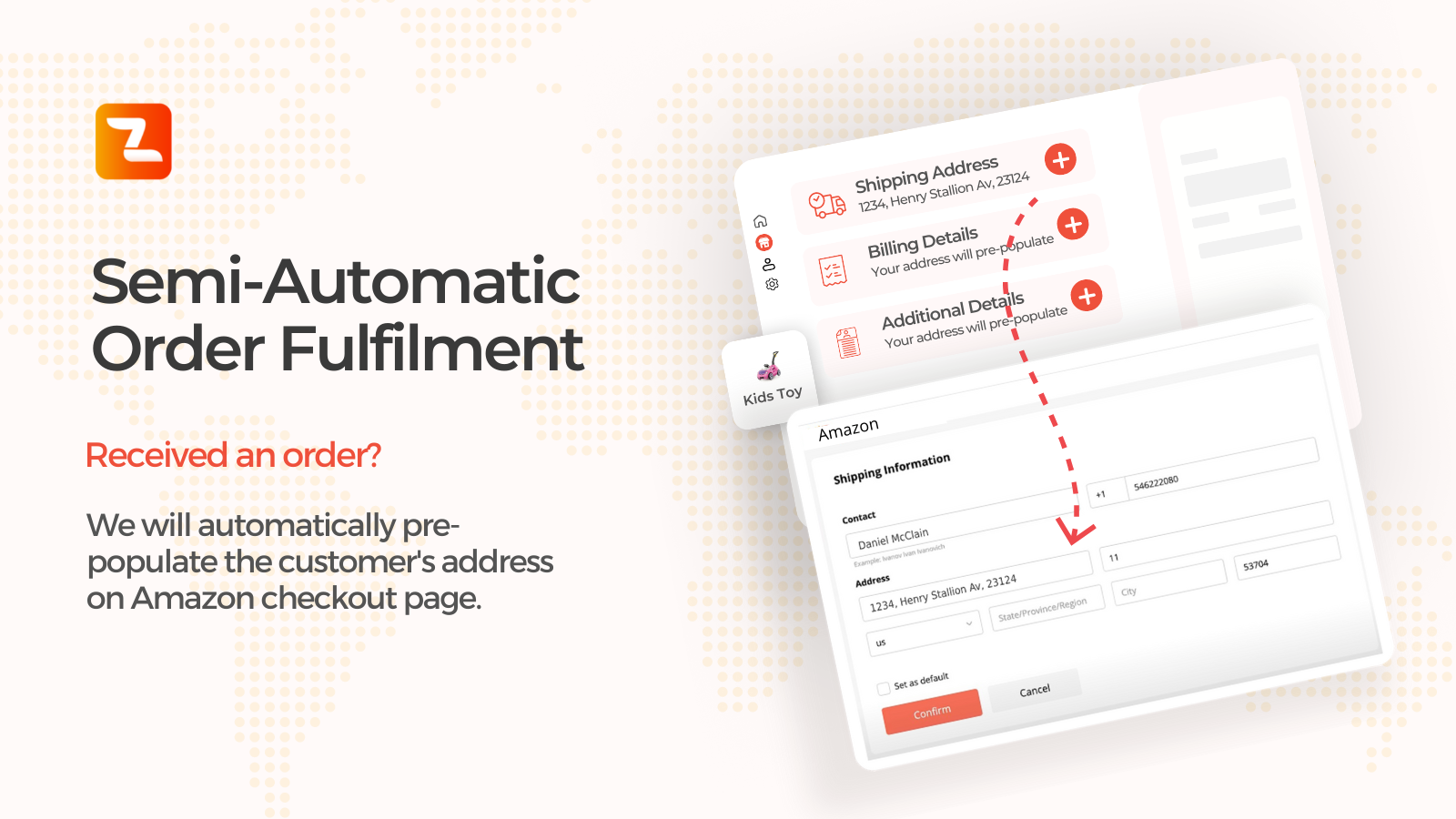 Semi-Automatic Order fulfillment